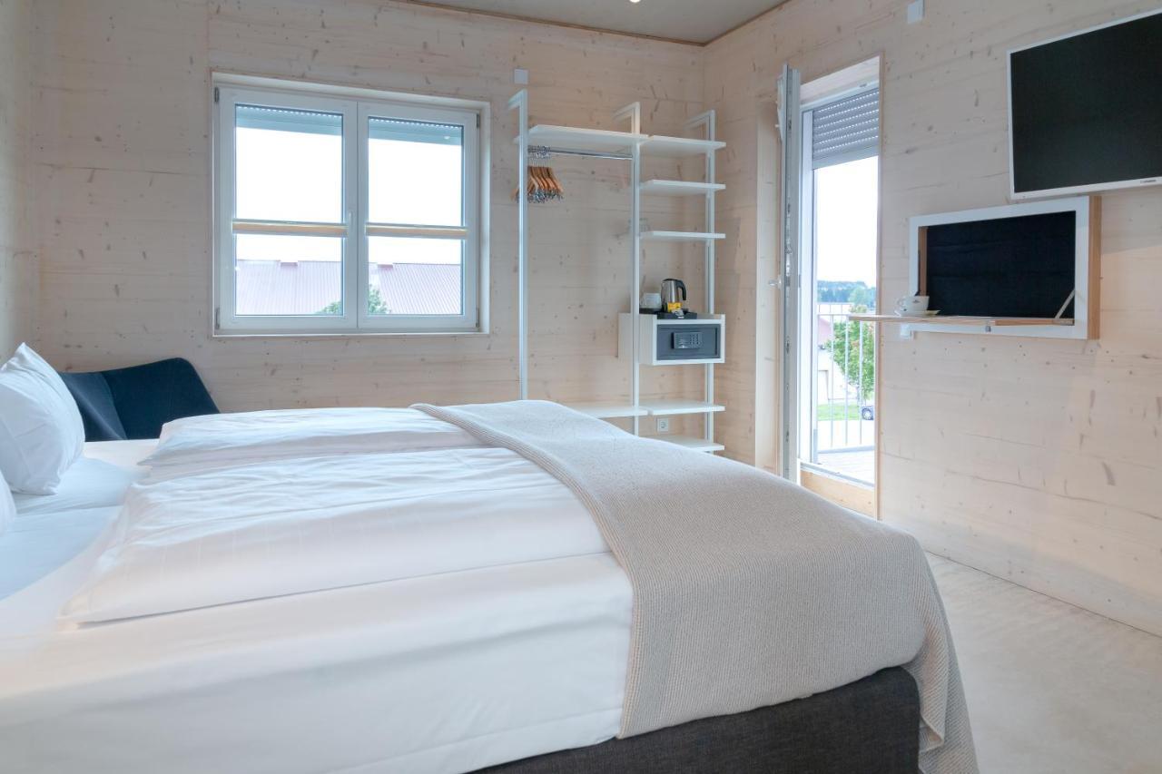 Schlafzimmer - Self Check-In Dinkelsbühl Dış mekan fotoğraf