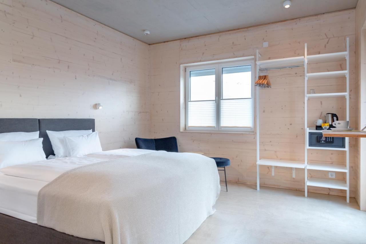 Schlafzimmer - Self Check-In Dinkelsbühl Dış mekan fotoğraf